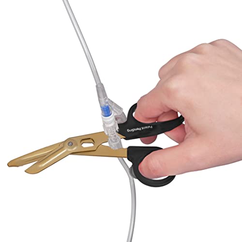 Hummingbird 4-in-1 Medical Scissors - Compact Pocket Size Trauma Shears for Nurses, Students, Practitioners & Medical Professionals (Black)