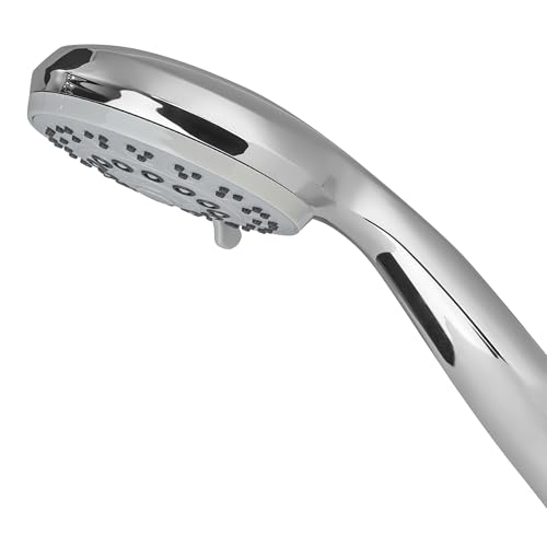 Image of Orvos Hand shower multi-function 5 Modes, 4x4 inches, RainMist, Chrome plated with high grade Korean ABS material from LG, Head only, for high end luxury bathrooms