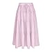 Girls Summer Elastic High Waist Maxi Skirt Boho A-Line Tiered Pleated Long Skirts for 4-15 Years