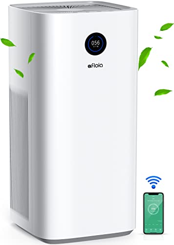 Image of Afloia Smart Air Purifiers for Home Large Room Up to 3576 sq. Ft, Auto Air Filter WiFi Alexa Remote Control, Quiet Air Cleaner for Allergies, Smoke, Dust, Pollen