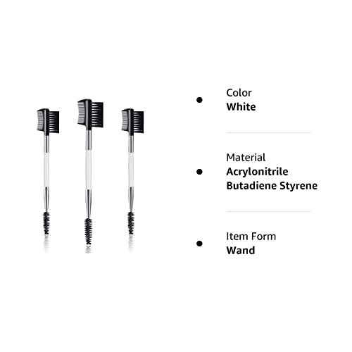 3 Pcs Eyebrow Brush Eyelash Comb Eyelash Shaper And Eyebrow Brush Dual Comb Double Head Eyebrow Brush Eyebrow Eyelash Makeup Grooming Tool For Women Girls Cosmetic Travel (Gentle Style) #TOP7