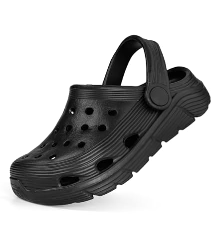 Image of Toddler Kids Garden Clog Slip On Slide Sandals Beach Water Shoes