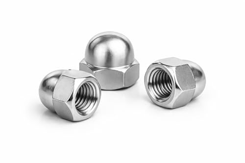 Image of SYLIX 4MM Stainless Steel Hex Dom Nut (10 PCS)