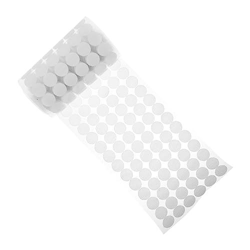NUOBESTY 528 Pairs Round Adhesive Dots Stickers Hook and Loop Dots Adhesive White for DIY Projects Crafts Fixing