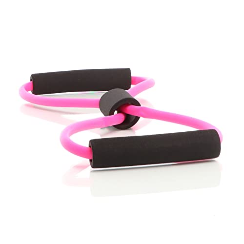 LUXTRI Brust Expander in 8-Form 140 x 340 mm, Widerstandsband mit Griffen...