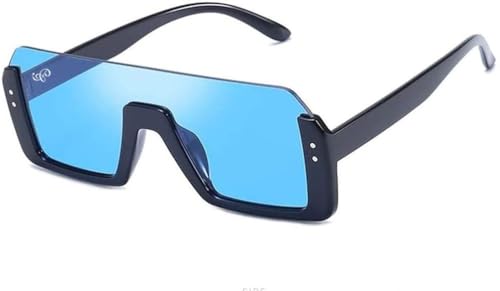 Image of PIRASO Fashion Square Unisex Half Rim Sunglass inspired from Shahid Kapoor and Sahil Khan