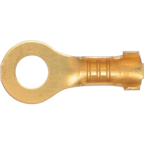 OEX Crimp Terminal Ring Brass Id 4.3mm Non Insulated 100 PCE ACX3083