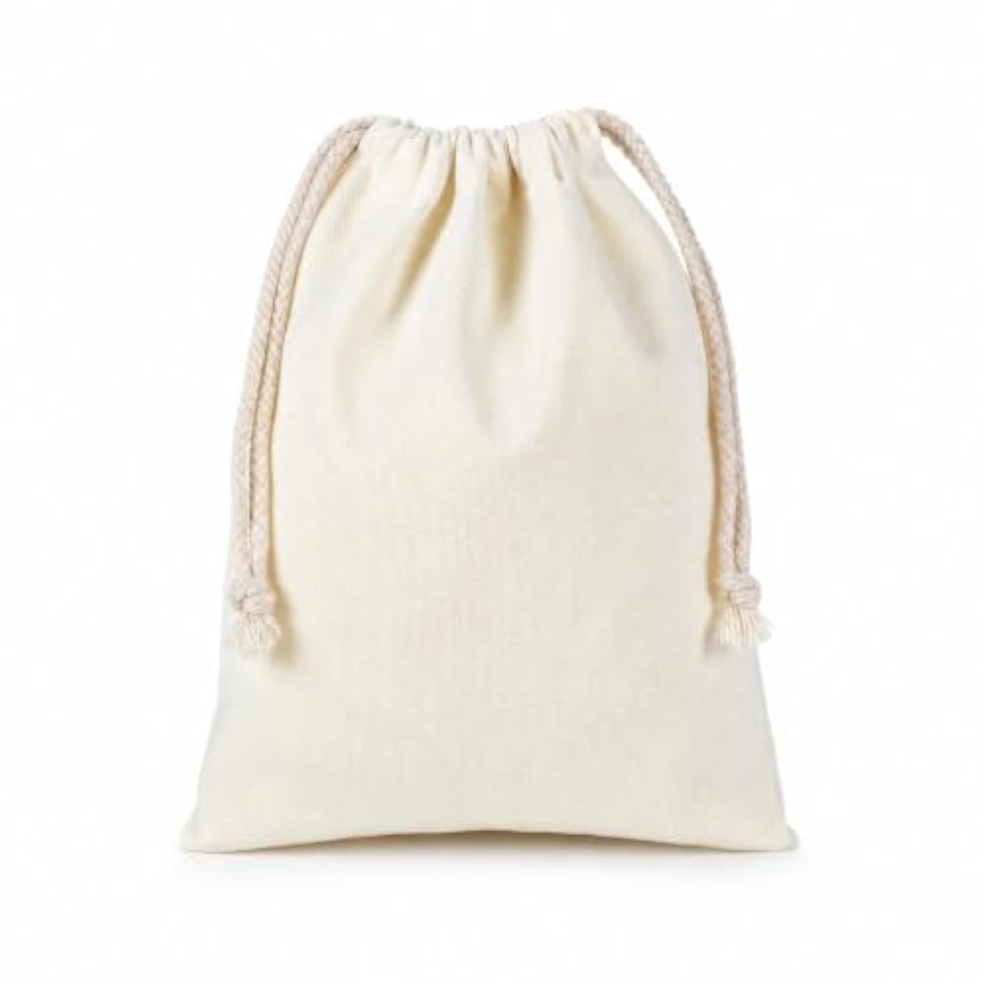 Cotton Canvas Drawstring Backpack with Custom Logo