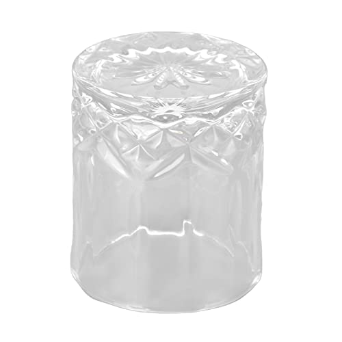 Shipenophy Copos de uísque de 300 ml, superfícies gravadas, vidro de grau alimentício, rochas leves,