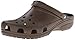Crocs unisex adult Classic | Water Shoes Comfortable Slip on Shoes Clog, Chocolate, 10 Women 8 Men US