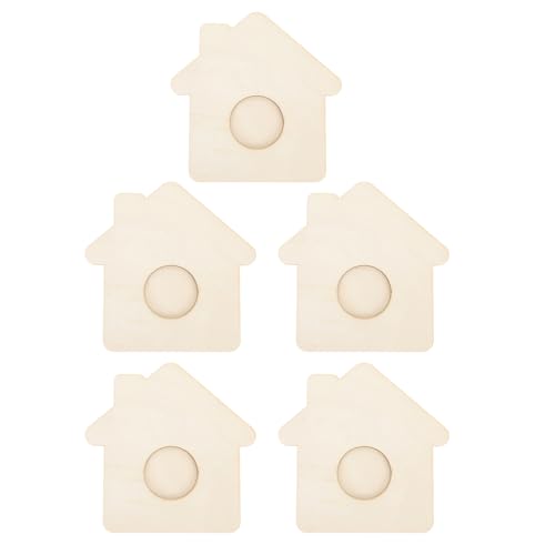 Angoily Decorative Photo Frames 5pcs Wooden Picture Frames for Boys and Girls Desktop Decor