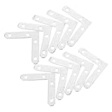 Housoutil 10stücke Bildschirmrahmenecke Ersatz-bildschirmrahmenecke Kleine Eckhalterung Winkelhalterungen Rahmenecken Praktische Bildschirmrahmenhalterung Eisen-bildschirmrahmenecke Eckstreb