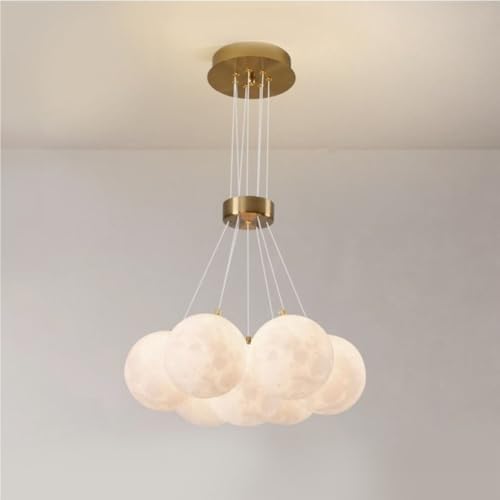 Suspension moderne en fer pour îlot de cuisine et salon contemporain à hauteur réglable