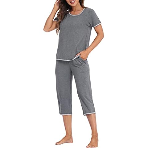 Ensemble Pyjama Femme MoFiz Gris XXL Cover