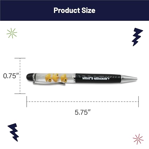Bolígrafo Novelty Floaty Pen con diseño flotante pato miniatura 2