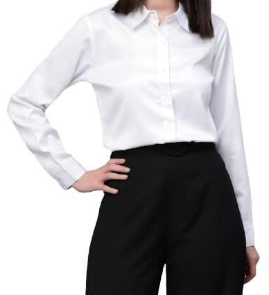 Image of Bowrain Women's Full Sleeves Satin Shirt