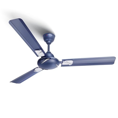 LONGWAY Creta P1 1200 mm/48 inch Ultra High Speed 3 Blade Anti-Dust Decorative Star Rated Ceiling Fan 2 Years Warranty