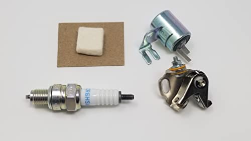 Complete Ignition Tune Up Kit Points Condenser Spark Plug Compatible with Z50 Z50A Z50R Mini Trail