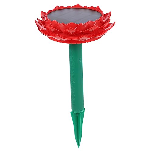 KONTONTY Shape Waterproof Outdoor Speaker Solar Power Buddha Songs Music Box for Garden