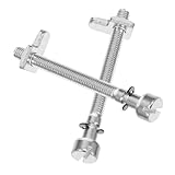 LIFKOME 2セット チェーンソー用テンショナー調整ネジキット 属製 耐久性 高精テンション制御 対応 汎用チェーンソーパーツ 家用メンテナン