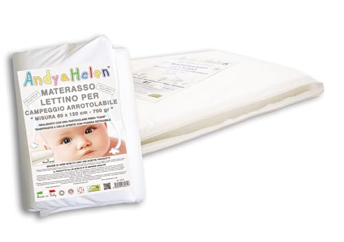 Andy & Helen - Materasso da campeggio sfoderabile , con federa traspirante. Misure: 60x120x5 cm