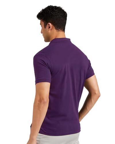 Image of Noble Monk Men's Cotton Blend Regular Fit Polo T-Shirt