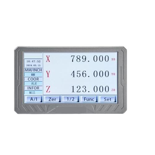 Kit DRO Digital CNC 3 Ejes Alta Precisión 0.005mm miniatura 1