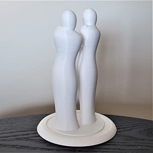 Estatua Familiar Dos Madres con Dos Niños Escultura Elegante miniatura 4