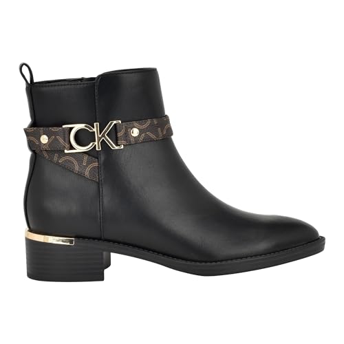 Calvin Klein Damen Dhara Stiefelette, Schwarz, 38.5 EU – Ansicht 5