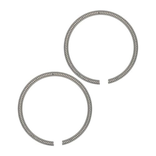 Garneck 2pcs Guitar Sound Hole Rosette Inlay Decorative Accessories for Classical Guitar Easy to Install Appearance for and Personalization