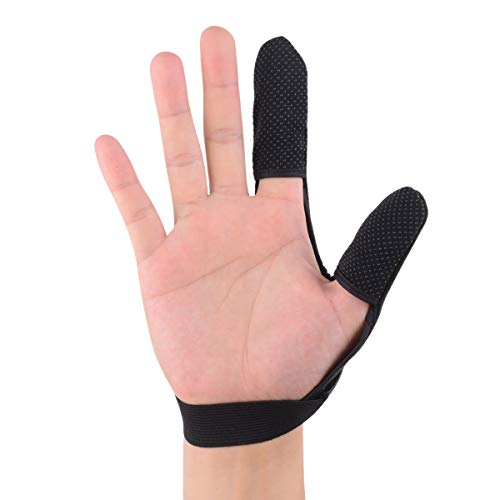 Uniwit Professional Thumb + Index Finger Neoprene Glove For Fishing - Black #TOP1