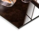 STYLER Obraz na szkle GLASSPIK CRAZY CUPS 30 × 30 cm – dekoracja ścienna do kuchni