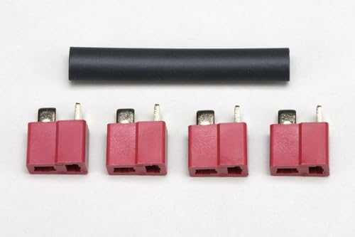 Conector 2P hembra Yokomo YB-C04 para baterías de radiocontrol, pack de 4 unidades