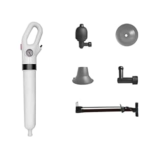 Toiletpijpontclogger, luchtdruk toiletafvoer en rioolontstopper, toiletplunjer, voor het ontstoppen van badkuip, douche, vloer, afvoer en pijpverstopping