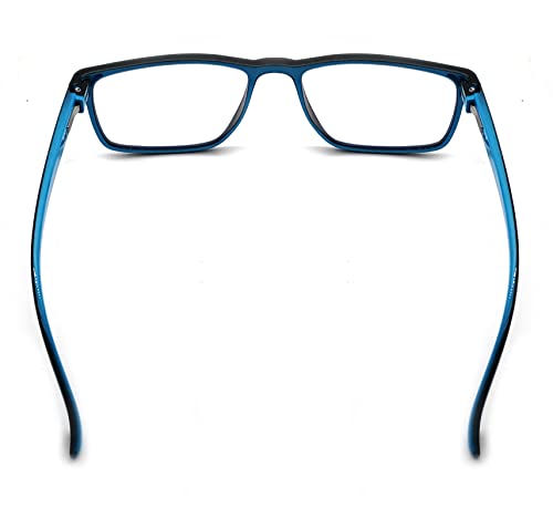 Image of EFERMONE Blue Ray Cut Light Filter Computer Glasses With Antiglare for Eye Protection (Zero Power, Blue Coated)