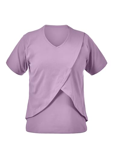 Image of Maternity Feeding Tops Without Zip for Women, Feeding Coverup Pregnancy Tshirt,Feeding T-Shirt for Easy Nursing & Breastfeeding, Maternity Top for Mothers