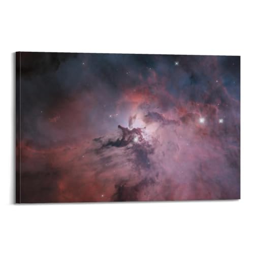 Nuages interstellaires impression sur toile OKAHYS nébuleuse
