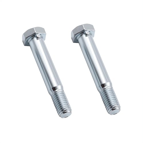 HKlanyue 100 Pieces Caster Wheel Bolts, 5/16"-18 x 2.29 with 1/2" Lock Keyway, High Carbon Steel Galvanized Rust-Proof Replace Hardware with Shopping carts and Industrial Flatbed carts
