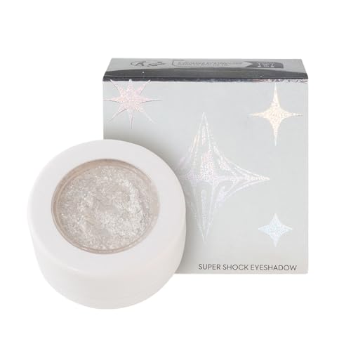 Sombra De Ojos Blanca Brillante, Sombra De Ojos Con Timbre De Perla, Sombra De Ojos Con Brillo De Larga Duración, Con Brillo Instantáneo, Robusto E Inofensivo, 50 G, Para El Cuerpo Y El Uso Diario