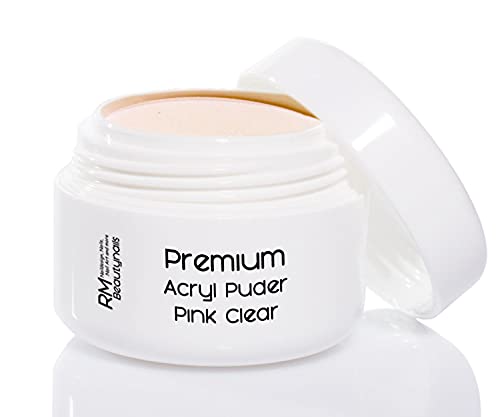 Rm Beautynails 20g Premium Acryl Puder Pink Klar
