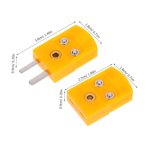Conectores de termopar tipo K para evitar fallos de señal en el adaptador mini industrial 2