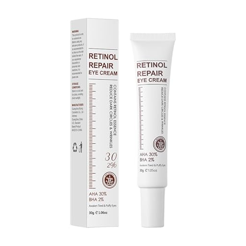 30ML Crema Contorno Occhi Retinolo, Occhiaie Borse Contorno, Idratazione Profonda,