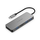 Design im Mac Stil: :Gehäuse aus Unibody Aluminiumlegierung mit ionisiertem Finish. Versteckte LED Anzeige. EMI Schutz verhindert Interferenzen mit drahtlosen Geräten. Der LENTION USB-C Hub spart Platz auf dem Schreibtisch und erweitert die Konnektivität Ihrer Geräte