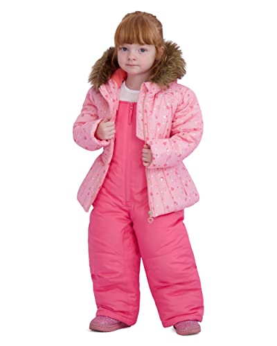 Image of Rothschild Girls' Ski Jacket and Snowbib Snowsuit Set