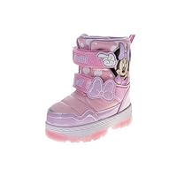 Josmo Kids Cartoon Character Winter Boots with LED Lights - Water Resistant Snow Boots for Girls - Pink (size 10 Toddler)