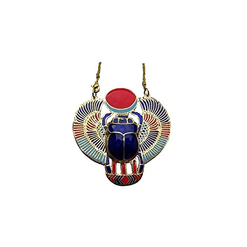 Scarabée égyptien porte-bonheur en bronze, symbole de vie