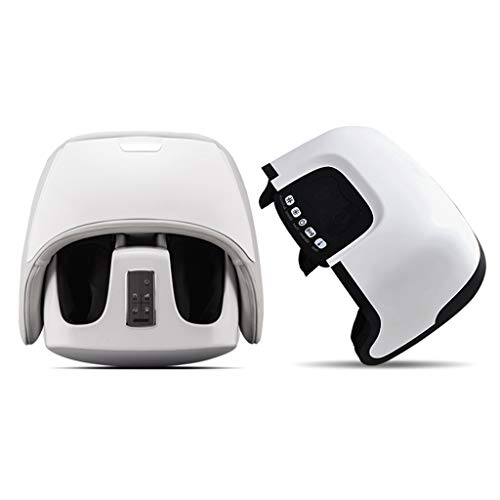 Fußmassagegeräte BeinMassager Kalb Knetmaschine Home Sohle Fuß- und Beinvollautomatische Pediküre Maschine (Color : Weiß, Size : 47 * 40 * 47cm)