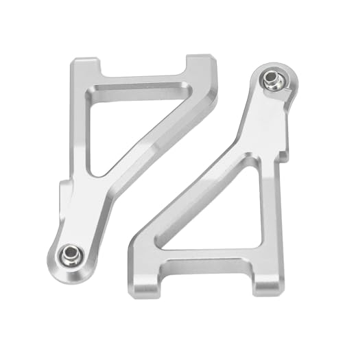 RC Front Upper Swing Arm, High Metal Aluminum Aluminum Student RC 1 for 1/10 UD1002 UD1002se (Silver)