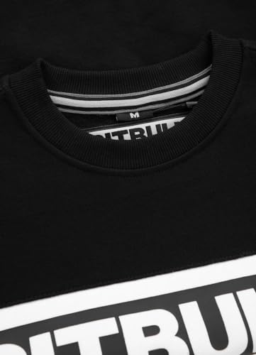 PITBULL Herren Crewneck Sweatshirts Männer Pullover Sherwood Freizeit-Sweatshirt Baumwolle M