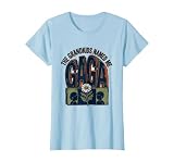 The Grandkids Named Me Gaga Linocut Grandma Mother's Day T-Shirt, Women, Baby Blue, 3X-Large